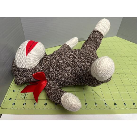 Progressive Plush Sock Monkey 10” James Patrick Plush Stuffed Animal #290890 - Picture 6 of 6